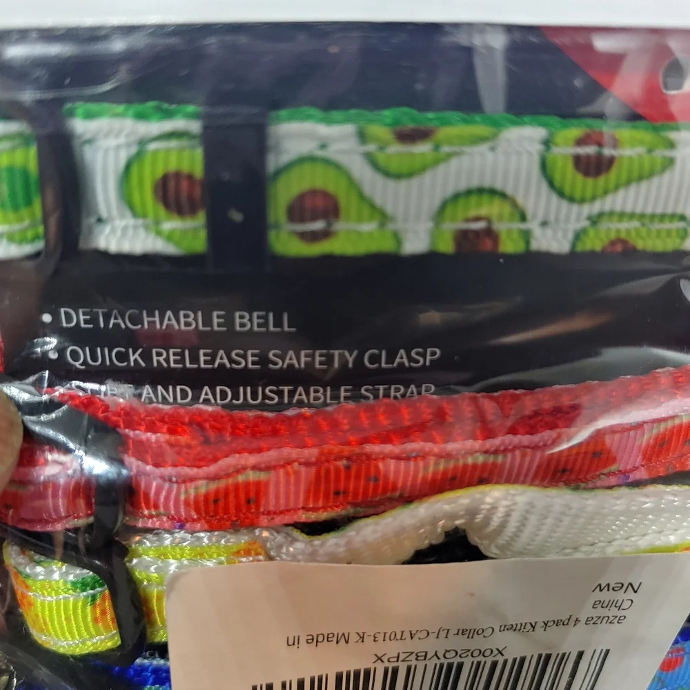 NEW Breakaway Kitten Collars Set of 4